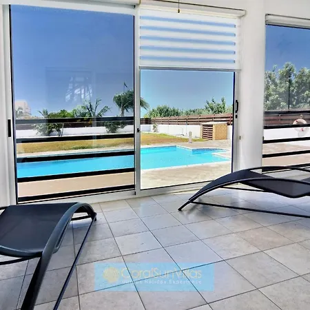 Villa 200m To The Coral Bay Strip, Large Pool