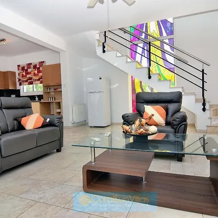 Villa 200m To The Coral Bay Strip, Large Pool Peyia