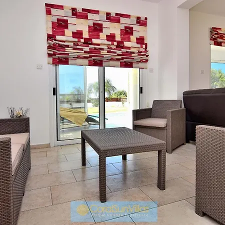 200m To The Coral Bay Strip, Large Pool Villa Peyia