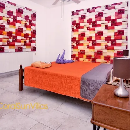 Villa 200m To The Coral Bay Strip, Large Pool