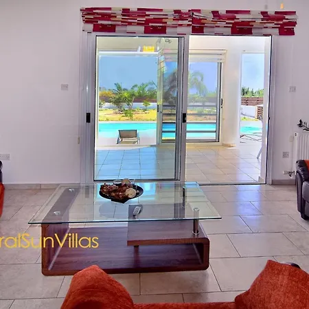 200m To The Coral Bay Strip, Large Pool Villa Peyia