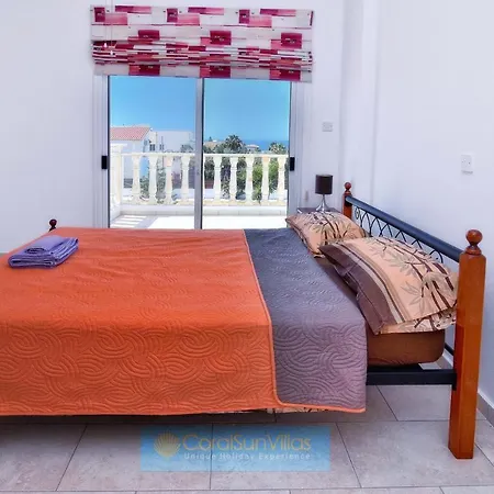 Villa 200m To The Coral Bay Strip, Large Pool Peyia